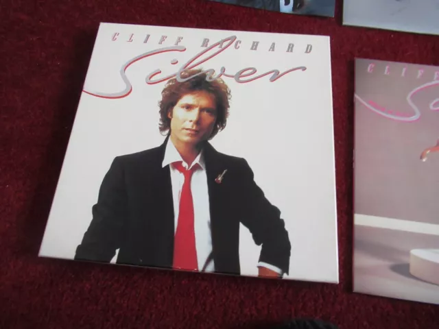 CLIFF RICHARD SILVER VINYL Box Set 2 albums and 8 page booklet