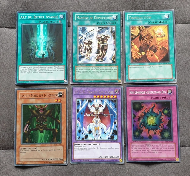 Lot De 6 Cartes Yu-Gi-Oh! NAS -TV Tokyo - Bon état, Pour Collection Ou Jeu