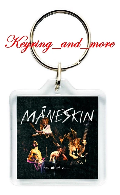 Maneskin Portachiavi commemorativo biglietto concerto Trieste Roma Milano 2023
