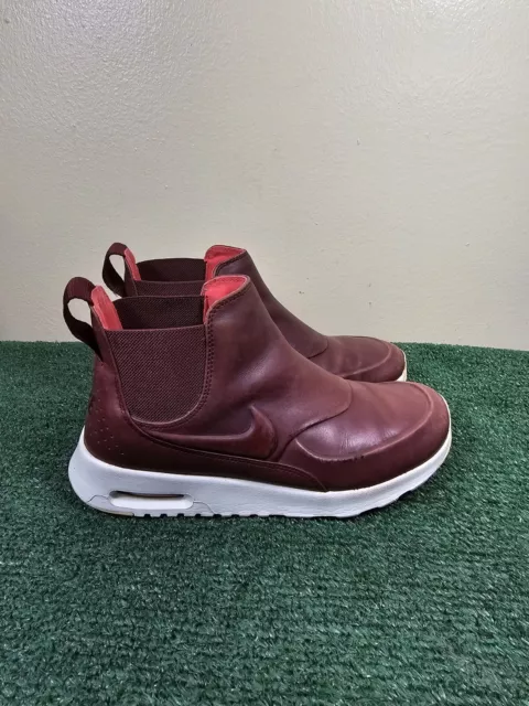 Nike Air Max Thea Mid Night Maroon Red Shoes Womens Size 7 Sneakers 859550-600