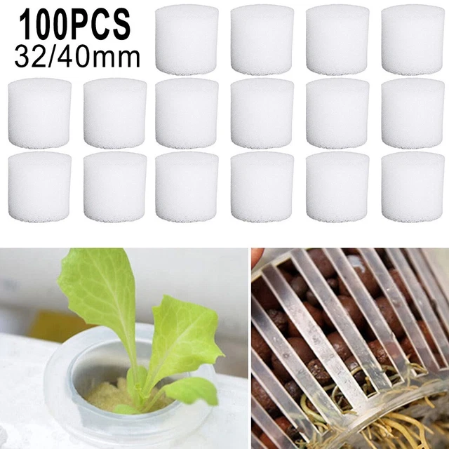 Éponge Hydroponics Éponge 100PCS / Set 30mm 32mm Soilless Germination Agent
