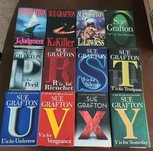 Lot Of 12 Sue Grafton ABC Novels HC DJ