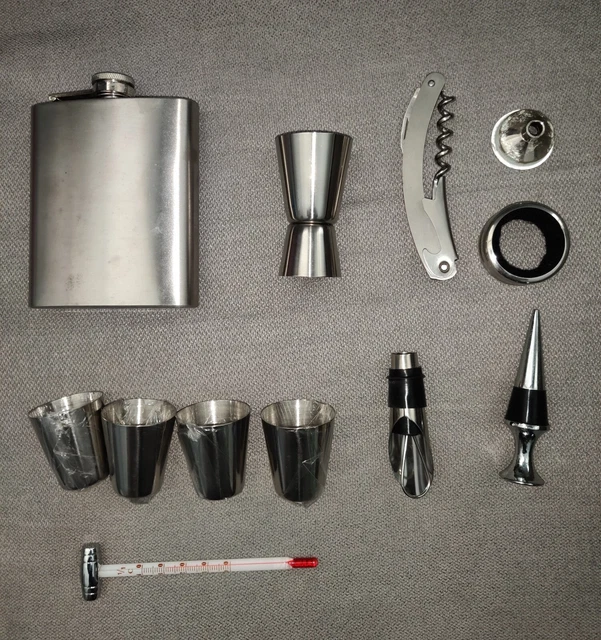 12 Piece Bartender Drink Mixing & Bartending Kit New