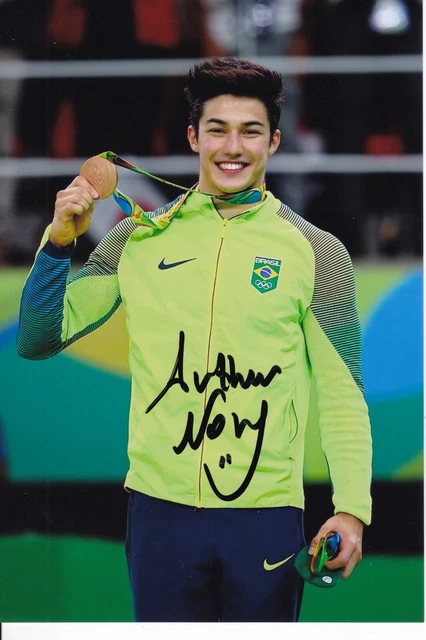 Arthur MARIANO - BRA - Turnen - Olympia 3.OS Bronze 2016 Foto signiert