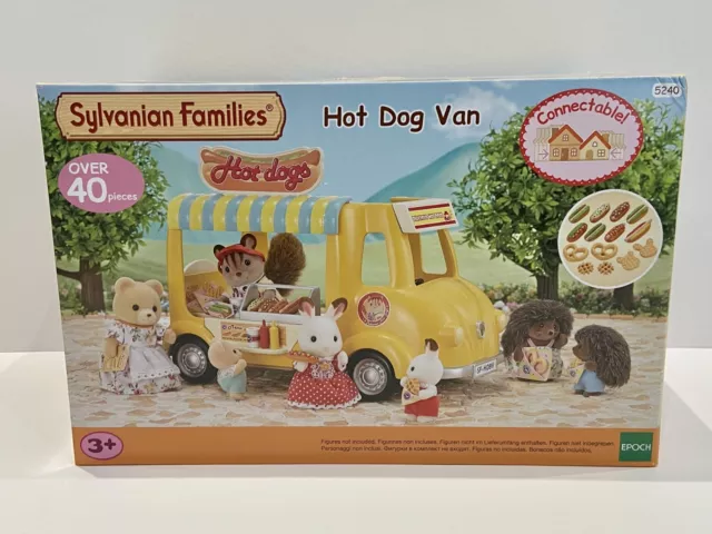 Sylvanian Families Hot Dog Van inc Over 40 Pcs 5240 NEW