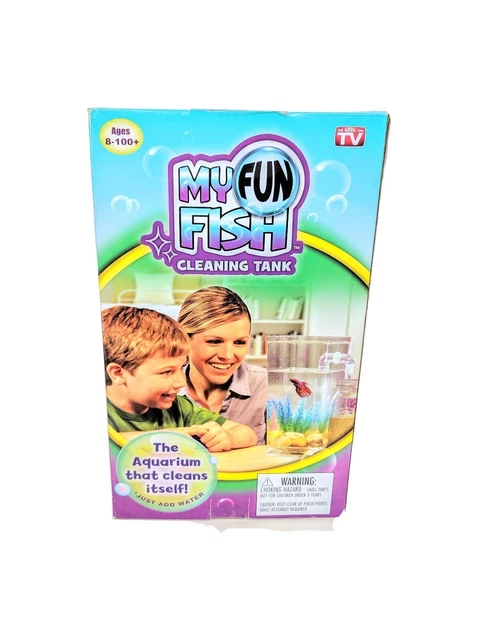 Kids Fish Tank Self Clean Fish Tank Low Maintenance Fun Gift Easy Setup Aquarium