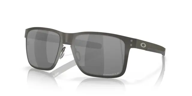 Oakley HOLBROOK METAL Matte Gunmetal / Prizm Black Polarised Sunglasses Size: 55