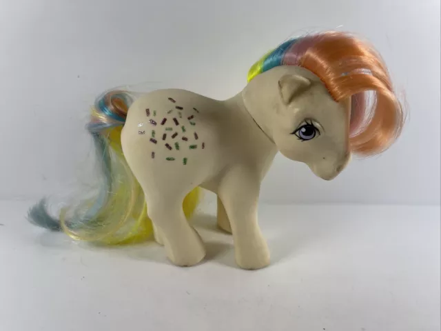 Vintage My Little Pony G1 Confetti Toy 1983 Hasbro with shoes Made In Hong Kong