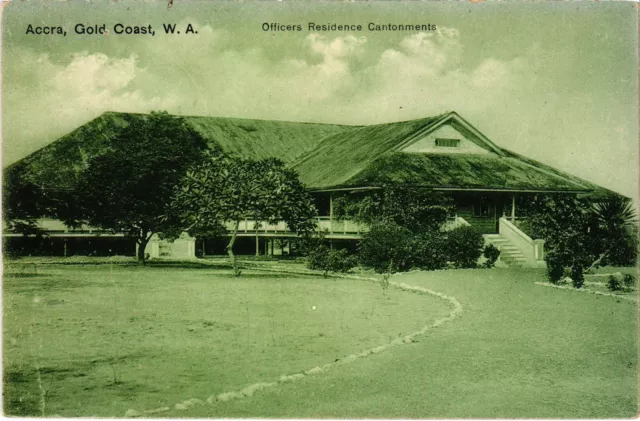 PC GOLD COAST GHANA ACCRA OFFICERS RESIDENCE CANTONMENTS (a53346)