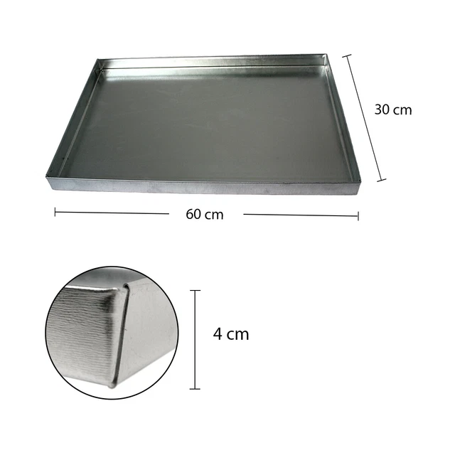 Aschekasten 60x30cm perfekt zum Grillen Kamin Ofen