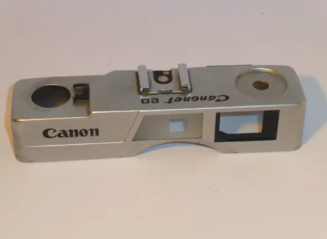 CANONET 28 RAMGEFINDER 35mm FILM COMPACT CAMERA TOP PLATE