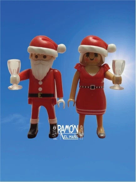 Navidad Papa Noel Playmobil Xxl CUSTOM PLAYMOBIL PAPA Mama Noel
