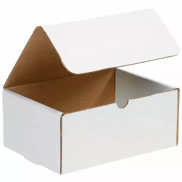 MyBoxSupply 10 x 8 x 3" White Literature Mailers, 50 Per Bundle