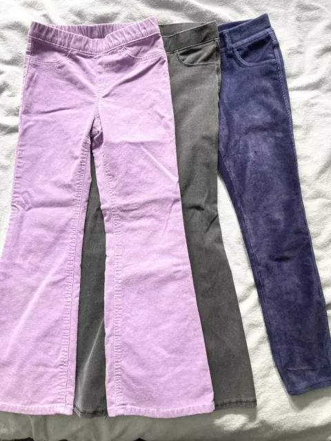 3 Pairs Of Girls Trousers, Age 6-7, H&M, United Colours Of Benetton