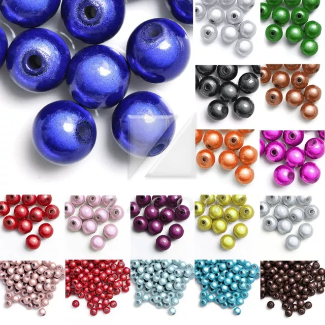 Wholesale Acrylic Plastic 3D Miracle Round Beads Big/Small 4mm 6mm 8mm 10mm 12mm