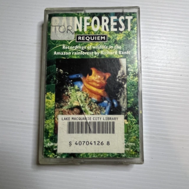 RAINFOREST REQUIEM RECORDINGS Of Wildlife In The Amazon Cassette Tape