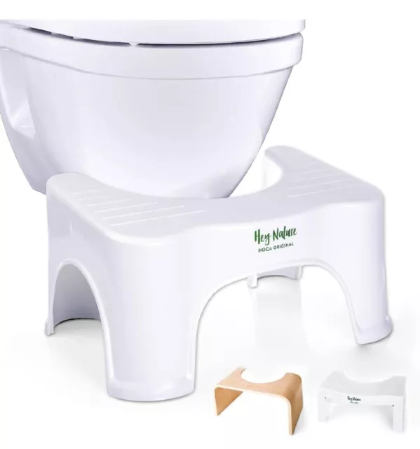 Hey Nature® HOCA medizinischer Toilettenhocker Erwachsene, Klohocker - Schnelle