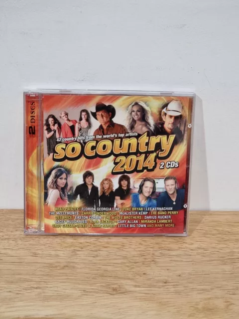 So Country 2014 CD (2 discs) Paisley Florida Bryan Kernaghan Kemp Perry Wolfe