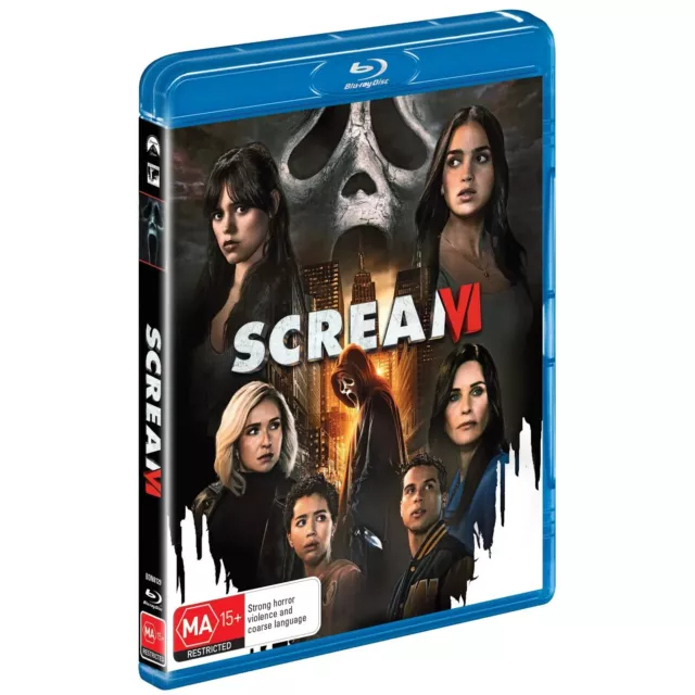 Scream 6-Movie Collection (Blu-ray, 2022, 7-Disc) Jenna Ortega Drew  Barrymore