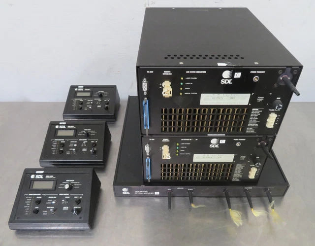 C178672 Lot SDL 81-S9674 Fiber Lasers (3) S8000-10 Diagnostic Units YEDFA-HP Amp C178672 Lot SDL 81-S9674 Fiber Lasers (3) S8000-10 Diagnostic Units YEDFA-HP Amp