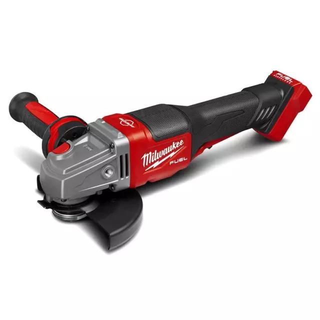 Milwaukee 18V Li-ion Cordless Fuel 125mm (5") Angle Grinder w/ Rapid Stop Skin