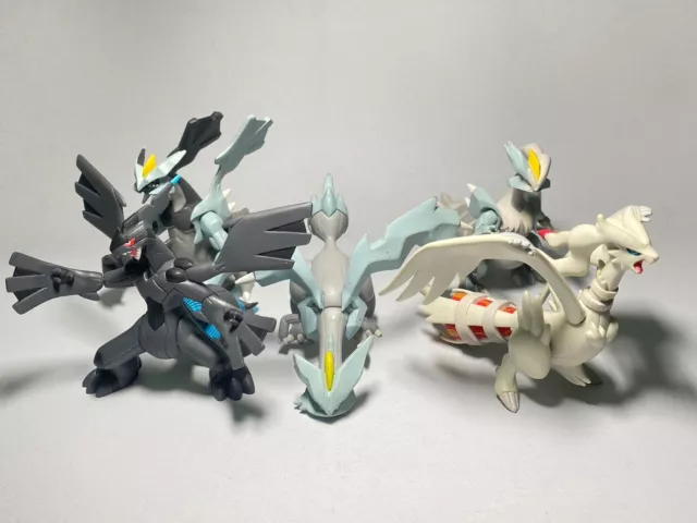 Kyurem Zekrom Reshiram Pokemon Monster Nintendo Tomy, Bandai Collection  Figure.