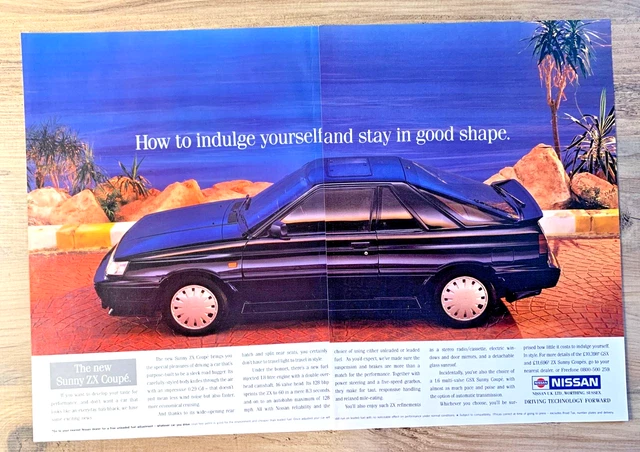 NISSAN SUNNY ZX Coupe Twin Cam 16 Valve Original Photograph