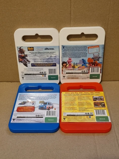 BOB THE BUILDER DVD Bulk Lot of 4 ABC for Kids Bundle Region 4 PAL VGC ...
