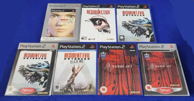 ps2 RESIDENT EVIL Games PAL Versions CAPCOM SURVIVAL HORROR - Make Your Choice