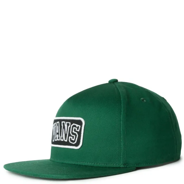 VANS Parcheado Snapback Sombrero con Visera Piso Gorra Ajustable Verde