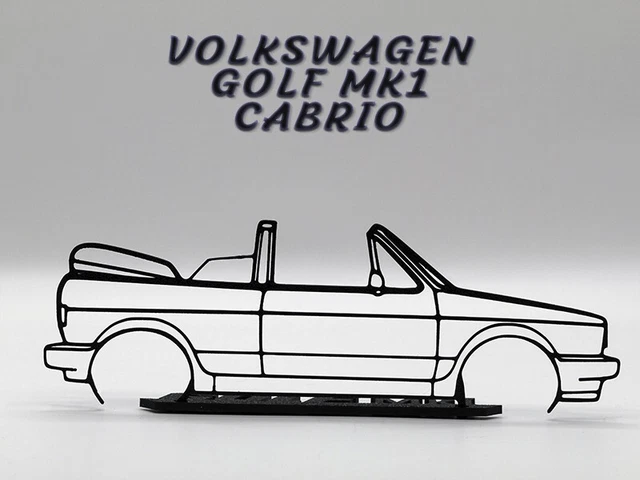MAQUETA VOLKSWAGEN GOLF MK1 Cabrio Silueta 20cm EUR 12 00 PicClick FR maqueta-volkswagen-golf-mk1-cabrio-silueta-20cm-eur-12-00-picclick-fr