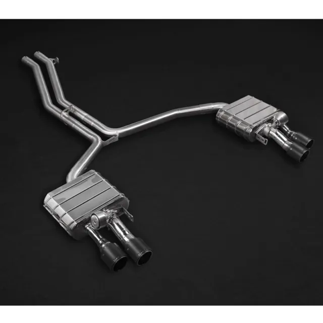 Capristo Valved Exhaust System Mid Pipes w/ CES-3 Audi S8 (D4)/S8+ 2012-2016