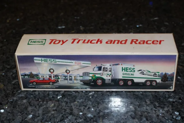 Hess Toy 1988 Toy Truck & Racer  Woodbridge Nj Original Box