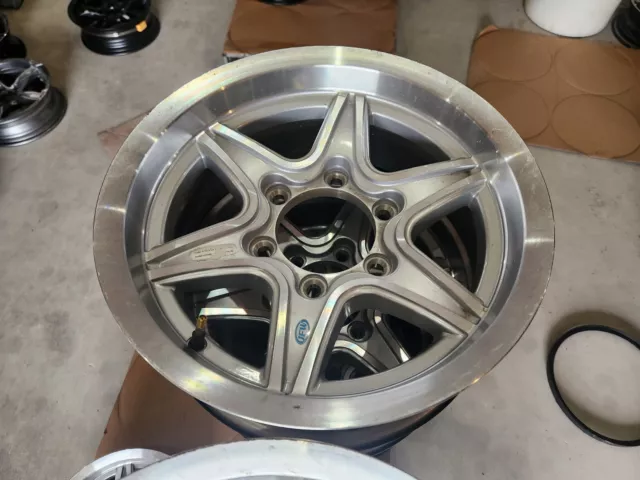 15" X 6" 6 Lug On 5.5 Aluminum Trailer Wheel -