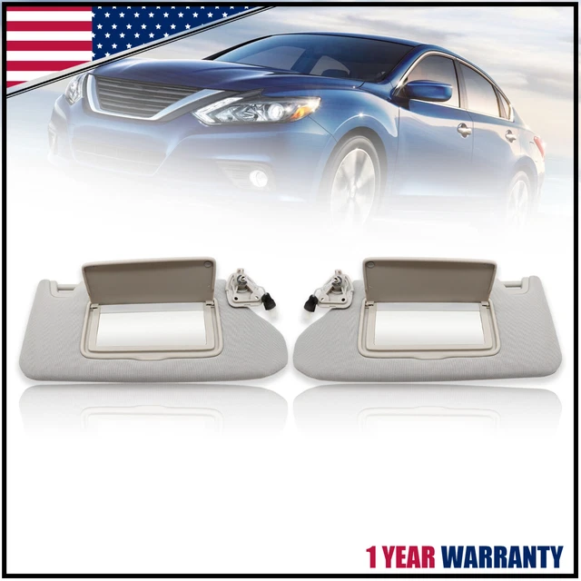 Find 2001 2007 Ford Escape Mazda Tribute Sun Visor Set Pair OEM Light Grey LH RH In Shelbyville - Foto 7