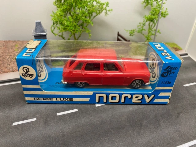 Norev Renault 6 Rouge 1/43 Ancienne Collection - Plastique Français Sous Boîte