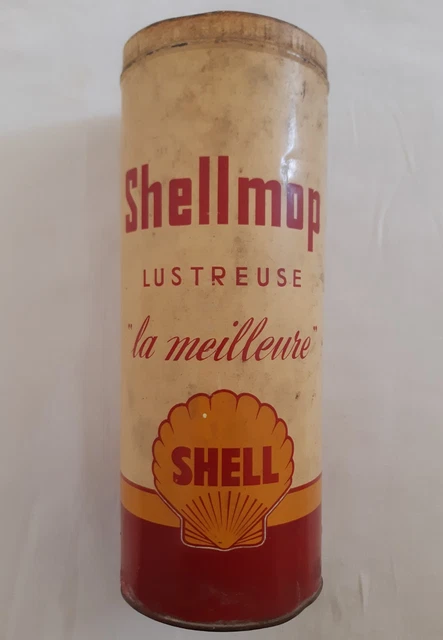 BIDON ANCIEN HUILE GARAGE  SHELL X 100