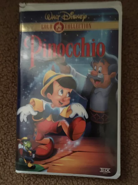 Walt Disney Pinocchio VHS, 1999 Classic Gold Addition 60th Anniversary Addition