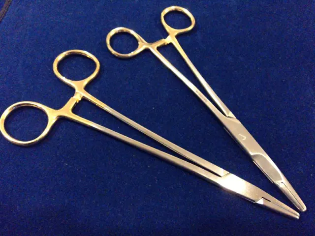 Mayo+Olsen Hegar Needle Holder 7" W/ Tungsten Carbide