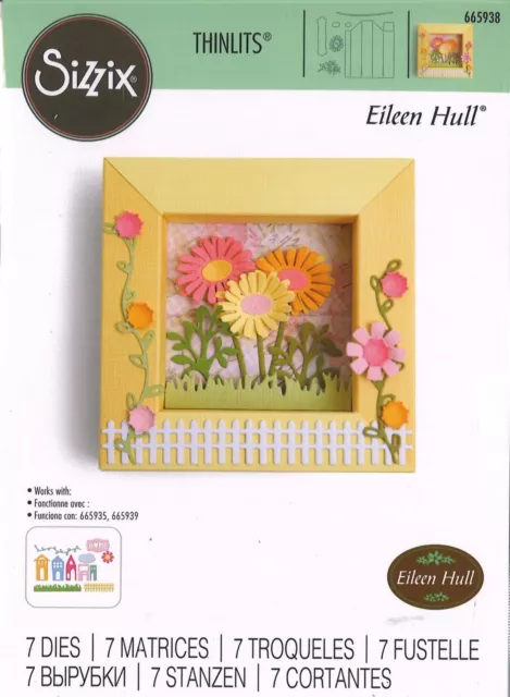 Sizzix Thinlits Stanze Set 7PK - 665938 Shadow Box Frames #1 by Eileen Hull