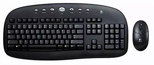 Logitech Cordless Desktop - Cordless Keyboard and Cordless Optical Mouse