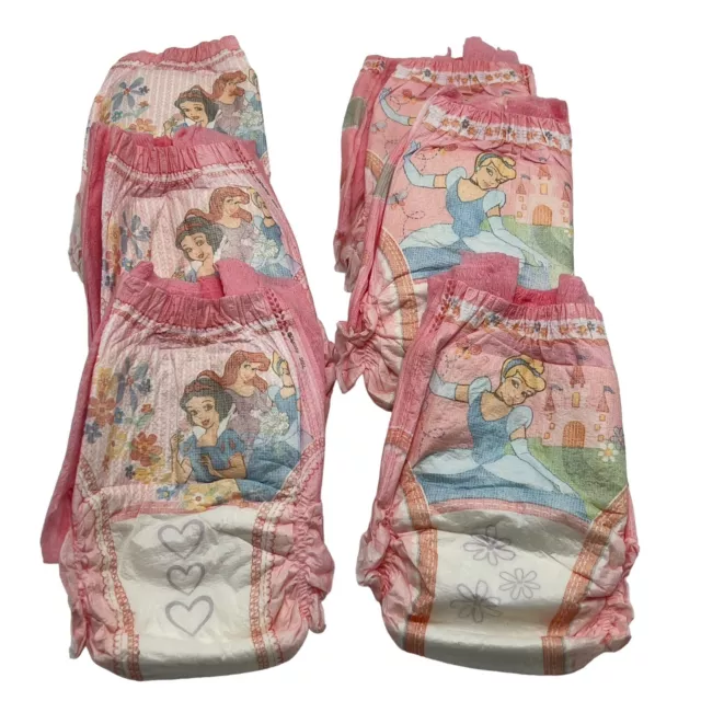 2008 Vintage 6ct Huggies Pull-Ups Girls 2-3T Training Pants Diaper SAMPLE  Rare