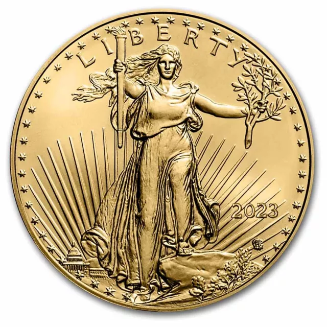 2023 1/10 oz American Gold Eagle Coin BU