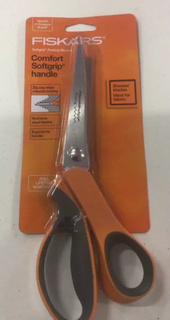 Fiskars Pinking shears  soft grip handle