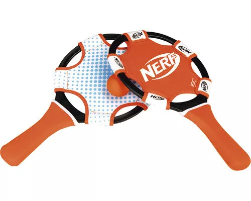 Neopren Beach Ball-Set NERF aus 2 Schlägern und PVC Ball