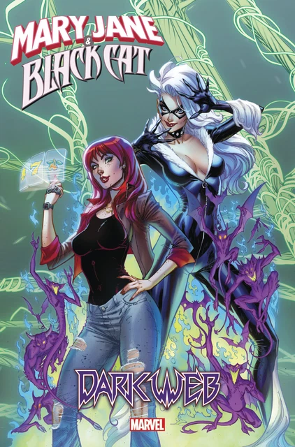 MARY JANE & BLACK CAT #1 (J. SCOTT CAMPBELL DARK WEB VARIANT) ~ Marvel Comics