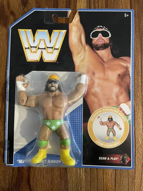 macho man wwf hasbro wwe retro ovp neu moc