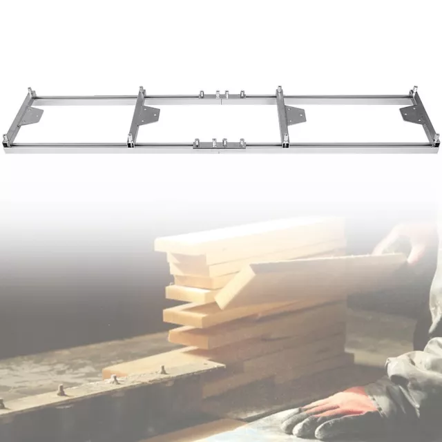 2.7M Portable Ladder Connector Set Aluminum Chainsaw Mill Rail Guide System Kit