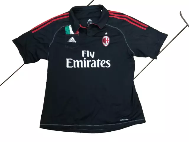 AC MILAN Football Shirt 2012-13 Third Kit Adidas Soccer Jersey Italy Vintage