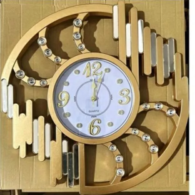 Orologio a parete oro 47 cm design moderno arredo cucina camera idea regalo